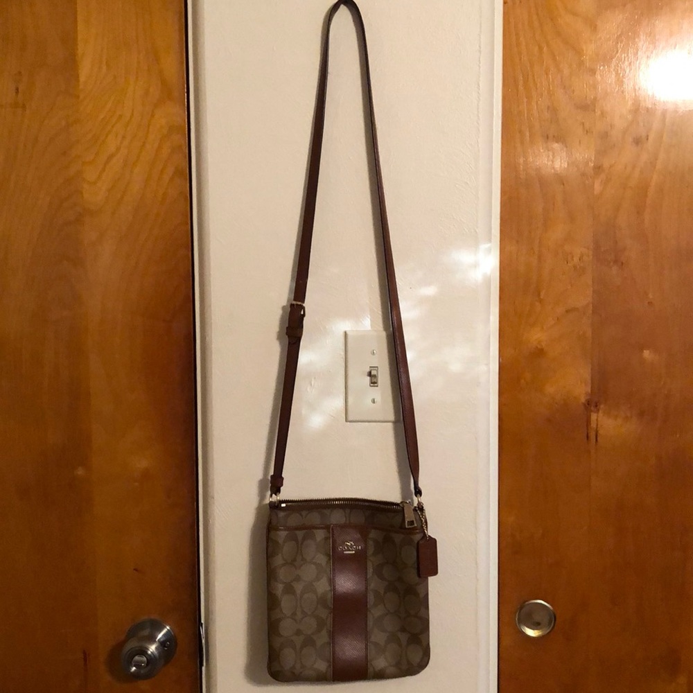 Tan Coach Crossbody